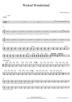 Wicked Wonderland Martin Tungevaag Full Drum Transcription / Drum Sheet Music COPYDRUM