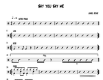 Say You, Say Me Lionel Richie Simplified Drum Transcription / Drum Sheet Music Daniel Galaz