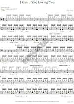 I Can't Stop Loving You Tom Jones Full Drum Transcription / Drum Sheet Music COPYDRUM