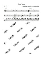 Time Warp The Rocky Horror Picture Show Full Drum Transcription / Drum Sheet Music KiwiDrums