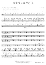 Song of Life (생명의 노래 드리네) ANOINTING (어노인팅) Full Drum Transcription / Drum Sheet Music COPYDRUM