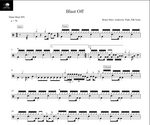 Blast Off Bruno Mars, Anderson .Paak, Silk Sonic Full Drum Transcription / Drum Sheet Music Drum Sheet MX