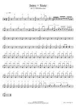 Intro + Siste (Intro + Siste) Silica Gel (실리카겔) Full Drum Transcription / Drum Sheet Music COPYDRUM