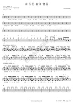 All My Life’s Actions (내 모든 삶의 행동) Bridge Impact (브리지 임팩트) Full Drum Transcription / Drum Sheet Music COPYDRUM