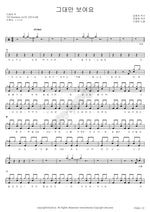 I Only See You (그대만 보여요) December (디셈버) Full Drum Transcription / Drum Sheet Music COPYDRUM