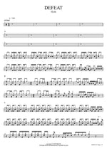 DEFEAT Hyde Full Drum Transcription / Drum Sheet Music COPYDRUM