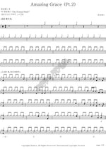 Amazing Grace Himnal Band (힘날밴드) Full Drum Transcription / Drum Sheet Music COPYDRUM