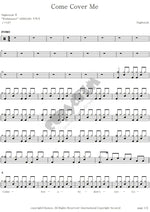 Come Cover Me Nightwish Full Drum Transcription / Drum Sheet Music COPYDRUM