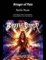 Battle Beast: Bringer of Pain (Complete Album Drum Transcriptions) by Jaslow Drum Sheets