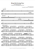 Keep on Loving You REO Speedwagon Full Drum Transcription / Drum Sheet Music Realsongbook