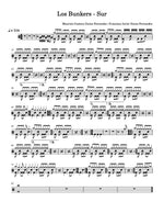 Sur Los Bunkers Full Drum Transcription / Drum Sheet Music Carlos Dias Aidos