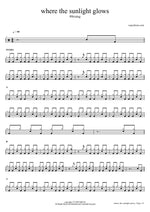 Where the Sunlight Glows (feat. Rich Brian 리치 브라이언 and Niki 니키) - 88rising drum sheet music
