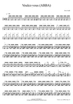 vous (ABBA) Steve Gadd Full Drum Transcription / Drum Sheet Music COPYDRUM