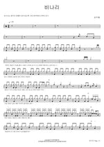 Binari (비나리) Sim Soo Bong (심수봉) Full Drum Transcription / Drum Sheet Music COPYDRUM