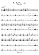 Hit the Road Jack Ray Charles Full Drum Transcription / Drum Sheet Music COPYDRUM