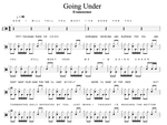 Going Under Evanescence Full Drum Transcription / Drum Sheet Music Cyril Mayer