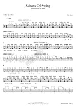 Sultans Of Swing Sina Full Drum Transcription / Drum Sheet Music COPYDRUM