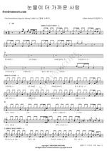A Person Closer to Tears (눈물이 더 가까운 사람) FTISLAND (에프티 아일랜드) Full Drum Transcription / Drum Sheet Music COPYDRUM