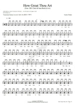 How Great Thou Art (Live) (feat. CBC Choir, Sean Beck) Tommy Walker Full Drum Transcription / Drum Sheet Music COPYDRUM