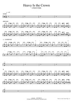 Heavy Is the Crown Linkin Park Full Drum Transcription / Drum Sheet Music COPYDRUM