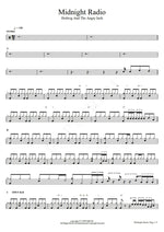 Midnight Radio (from Hedwig and the Angry Inch Movie) Stephen Trask Full Drum Transcription / Drum Sheet Music COPYDRUM