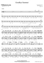 Goodbye Summer f(x) (에프엑스) Full Drum Transcription / Drum Sheet Music COPYDRUM