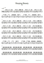 Sleeping Beauty Paul Full Drum Transcription / Drum Sheet Music COPYDRUM