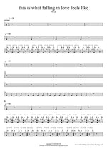this is what falling in love feels like JVKE Full Drum Transcription / Drum Sheet Music COPYDRUM