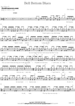 Bell Bottom Blues (Live in Los Angeles 2001) Eric Clapton Full Drum Transcription / Drum Sheet Music COPYDRUM