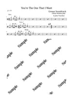 You're the One That I Want Grease: the Movie Cast Full Drum Transcription / Drum Sheet Music KiwiDrums