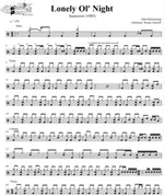 Lonely Ol' Night John Mellencamp Full Drum Transcription / Drum Sheet Music DrumSetSheetMusic.com