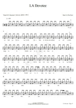 LA Devotee Panic! at the Disco Full Drum Transcription / Drum Sheet Music COPYDRUM