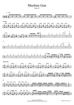 Machine Gun Sum 41 Full Drum Transcription / Drum Sheet Music COPYDRUM