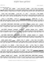 Dennis Chambers Triplet Bass Groove Dennis Chambers Full Drum Transcription / Drum Sheet Music COPYDRUM