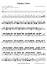 Mas Que Nada Sergio Mendes Full Drum Transcription / Drum Sheet Music COPYDRUM