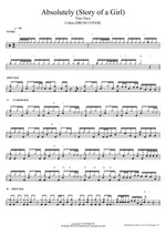Absolutely (Story of a Girl) (Cobus Drum Cover) Nine Days Full Drum Transcription / Drum Sheet Music COPYDRUM