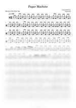 Paper Machete Queens of the Stone Age Full Drum Transcription / Drum Sheet Music Gamessèl’s Emporium