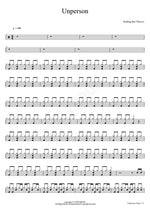 Unperson Nothing but Thieves Full Drum Transcription / Drum Sheet Music COPYDRUM