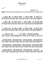 Obsessed (feat. Max) Ayumu Imazu (今津渉) Full Drum Transcription / Drum Sheet Music COPYDRUM