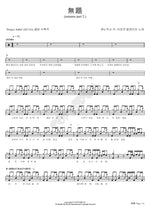 Untitled (無題) Broken Valentine (브로큰 발렌타인) Full Drum Transcription / Drum Sheet Music COPYDRUM
