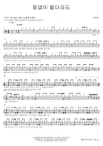 Even If You Cry Silently (말없이 울더라도) Yoon Mi Rae (윤미래) Full Drum Transcription / Drum Sheet Music COPYDRUM