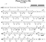 Please Forgive Me Bryan Adams Full Drum Transcription / Drum Sheet Music Cyril Mayer