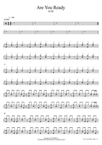 Are You Ready - AC/DC drum sheet music