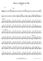 Have a Drink on Me - AC/DC drum sheet music