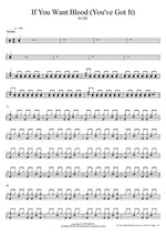If You Want Blood (You've Got It) - AC/DC drum sheet music