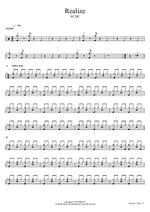 Realize - AC/DC drum sheet music