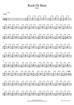 Rock or Bust - AC/DC drum sheet music