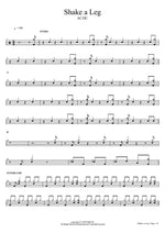 Shake a Leg - AC/DC drum sheet music