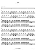 pov Ariana Grande Full Drum Transcription / Drum Sheet Music COPYDRUM