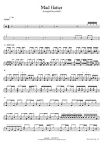 Mad Hatter Avenged Sevenfold Full Drum Transcription / Drum Sheet Music COPYDRUM